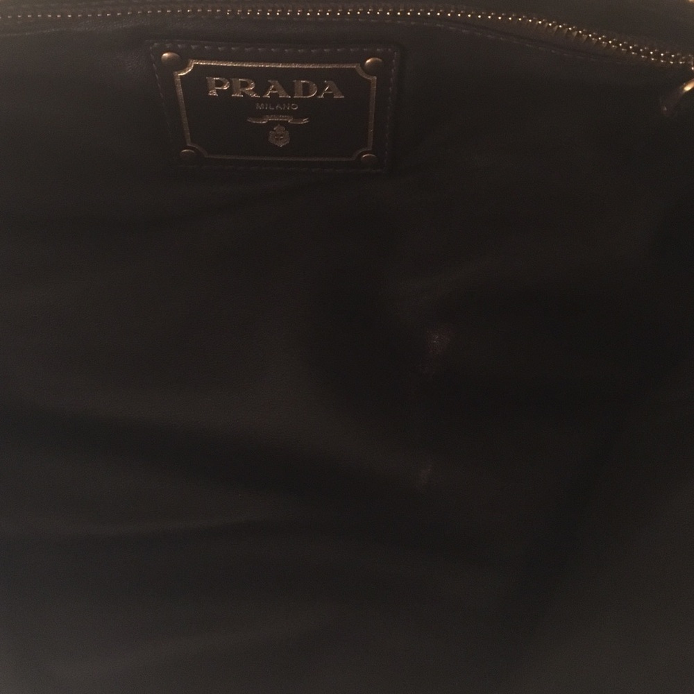 Prada Snakeskin Pattern Clutch - Brown and Black - Picture 4 of 4